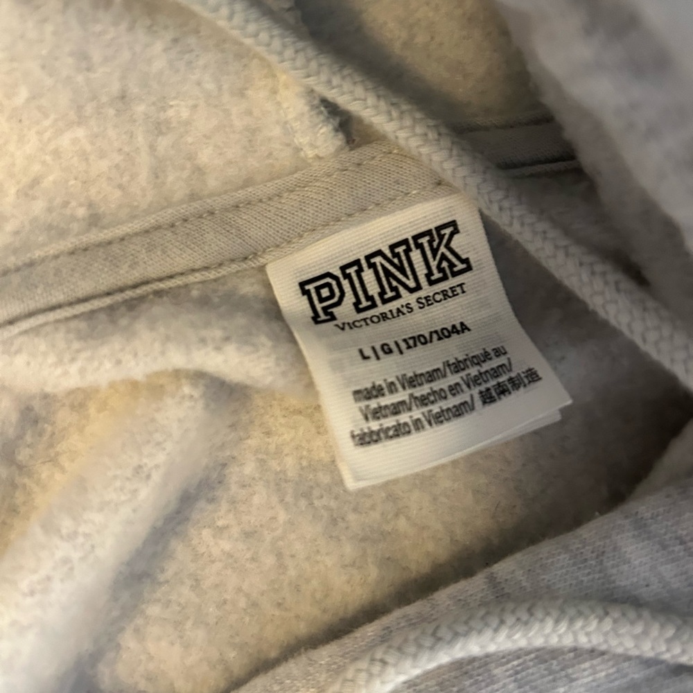 PINK GREY HOODIE